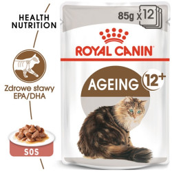 Royal Canin Ageing +12 karma mokra w sosie dla kotów dojrzałych saszetka 85g - All4Animals