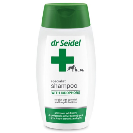 Dr Seidel Szampon dla psów Jodoforowy (również dla kotów i fretek) 220ml - All4Animals