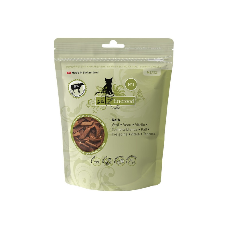 Catz Finefood Meatz N.05 Cielęcina 45g - All4Animals