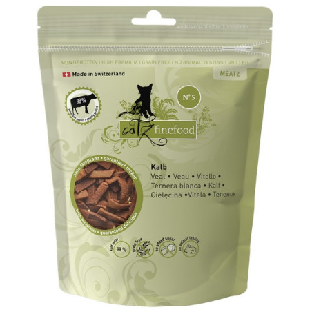 Catz Finefood Meatz N.05 Cielęcina 45g - All4Animals