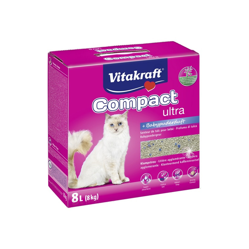 Żwirek Vitakraft Compact Ultra Plus 8kg - All4Animals