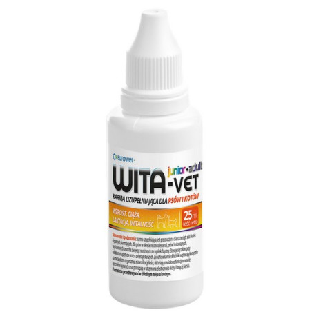 Wita-Vet Junior + Adult dla kota i psa krople 25ml - All4Animals