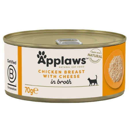 Applaws puszka dla kota Kurczak i Ser 70g - All4Animals