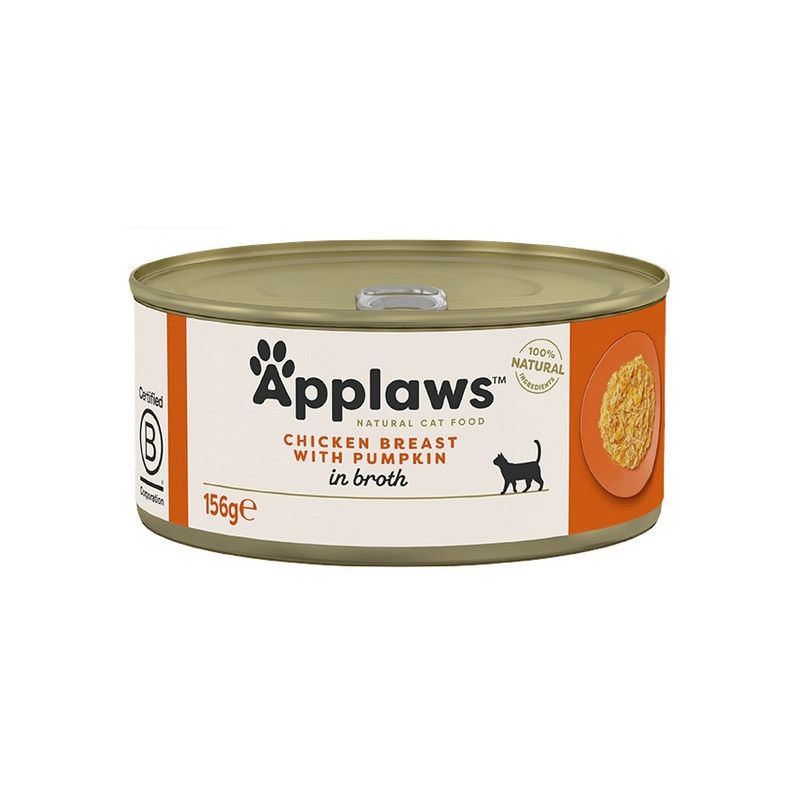 Applaws puszka dla kota Kurczak i Dynia 156g - All4Animals