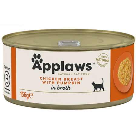 Applaws puszka dla kota Kurczak i Dynia 156g - All4Animals