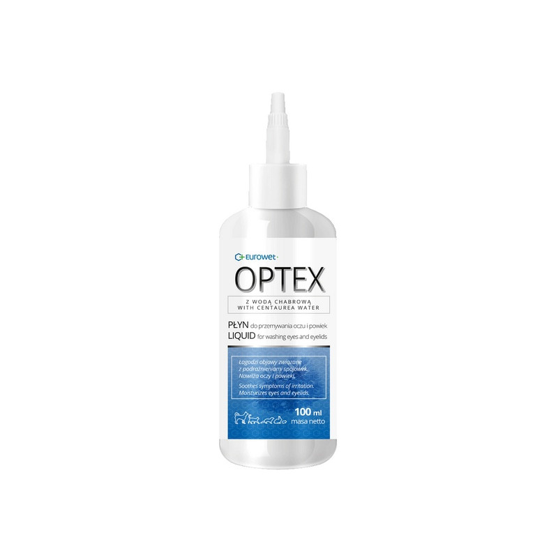 Optex - Płyn do przemywania oczu i powiek psa lub kota 100ml - All4Animals