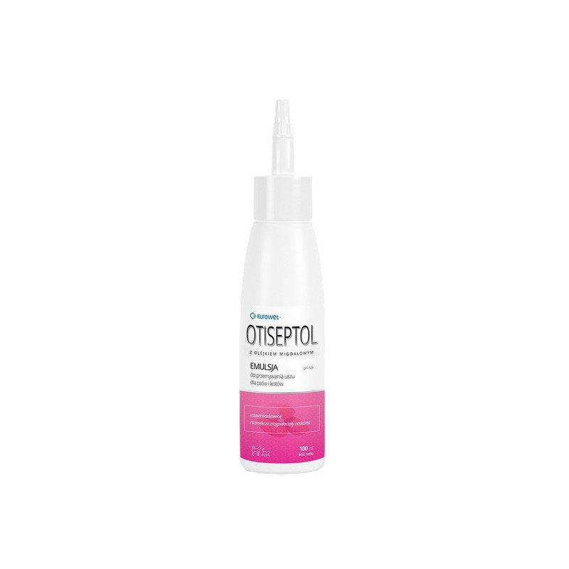Otiseptol - płyn do przemywania uszu psa i kota 100ml - All4Animals