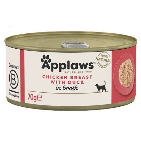Applaws puszka dla kota Kurczak i Kaczka 70g - All4Animals