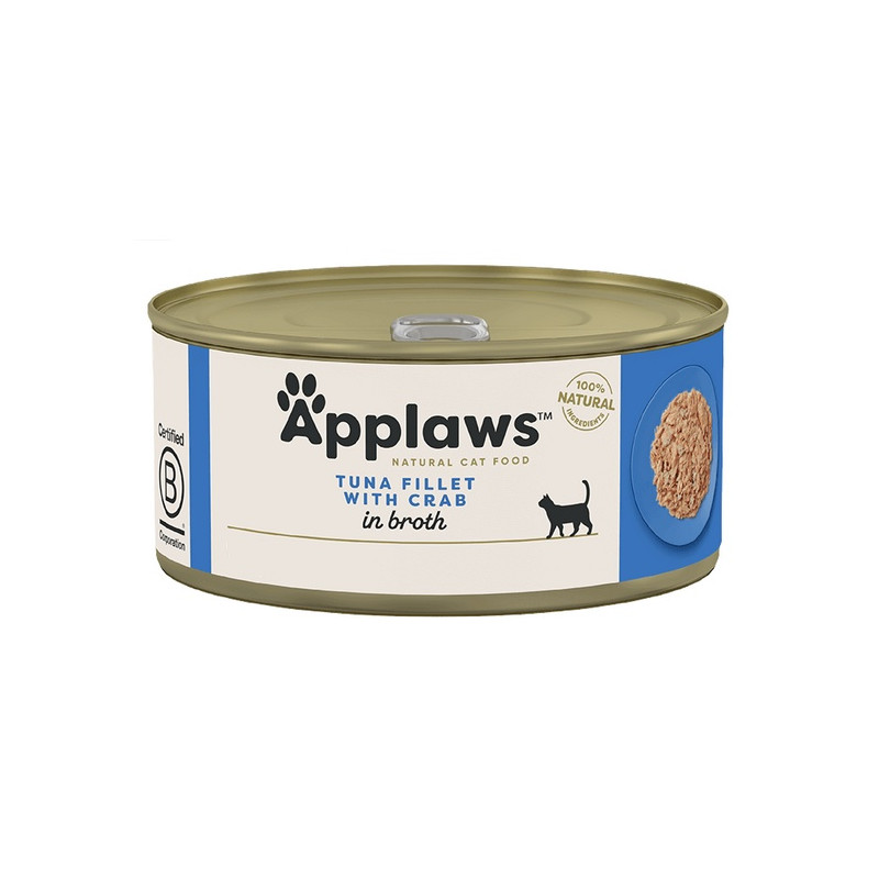 Applaws puszka dla kota Tuńczyk i Kraby 70g - All4Animals
