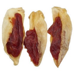 Adbi Uszy królika owinięte kaczką 500g - All4Animals
