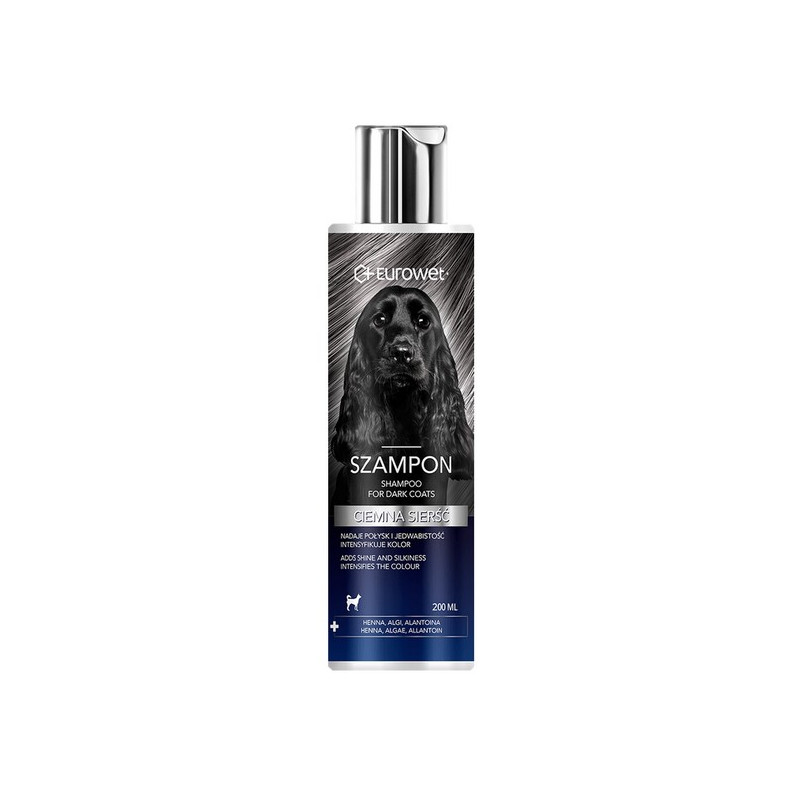 Eurowet Szampon do ciemnej sierści 200ml - All4Animals