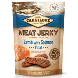 Carnilove Dog Jerky Lamb & Salmon Fillet - jagnięcina i filet z łososia 100g - All4Animals