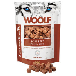 Woolf Soft Beef Chunkies 100g - All4Animals