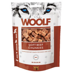 Woolf Soft Beef Chunkies 100g - All4Animals