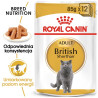 Royal Canin British Shorthair karma mokra w sosie dla kotów dorosłych rasy brytyjski krótkowłosy saszetka 85g - All4Animals