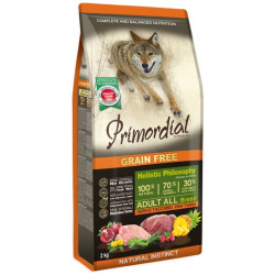Primordial Dog Grain Free Adult Deer & Turkey 2kg - All4Animals