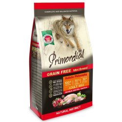 Primordial Dog Grain Free Mini Adult Quail & Duck 2kg - All4Animals
