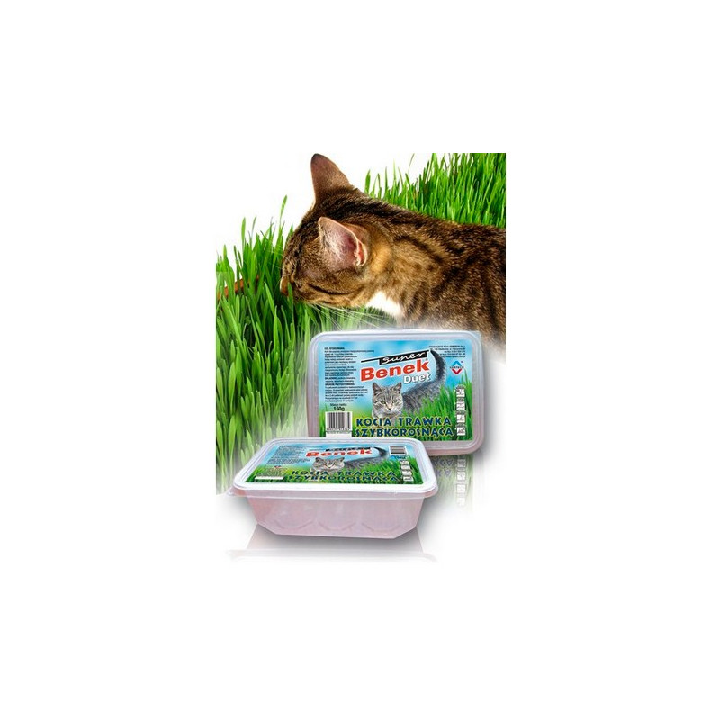 Super Benek Trawka szybkorosnąca dla kota 150g - All4Animals