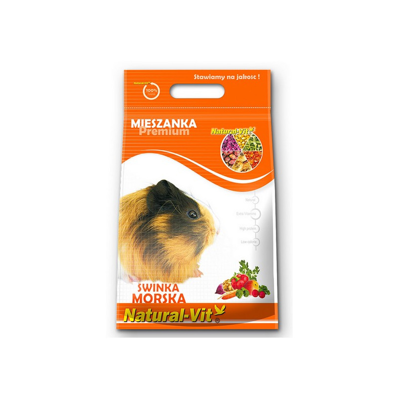 Natural-Vit Mieszanka dla świnek morskich Premium 500g - All4Animals