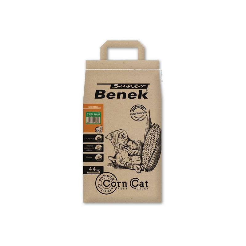 Super Benek Corn Cat Trawa 7L - All4Animals