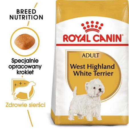 Royal Canin West Highland White Terrier Adult karma sucha dla psów dorosłych rasy west highland white terrier 3kg - All4Animals