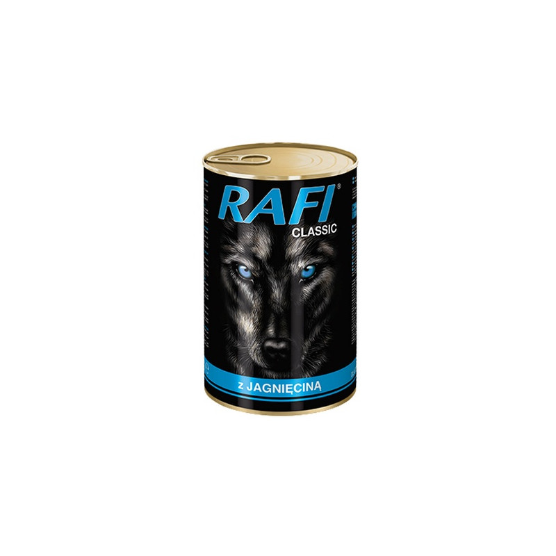 Rafi Pies Classic Jagnięcina w sosie 1240g - All4Animals
