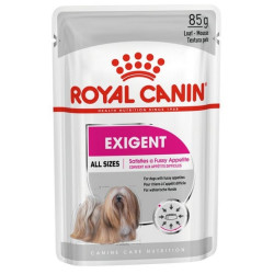 Royal Canin Exigent karma mokra dla wybrednych psów dorosłych, wszystkich ras, pasztet saszetka 85g - All4Animals