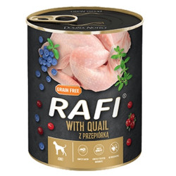 Rafi Pies Przepiórka puszka 800g - All4Animals