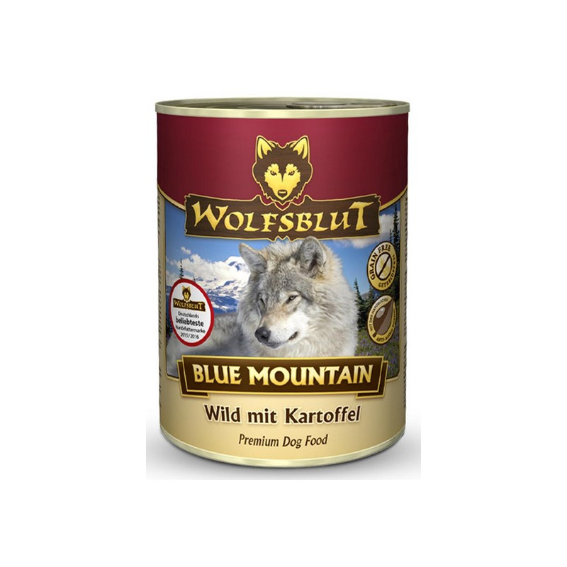 Wolfsblut Dog Blue Mountain - dziczyzna i ziemniaki puszka 395g - All4Animals