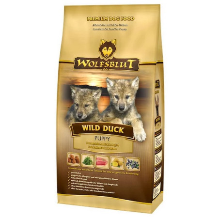 Wolfsblut Dog Wild Duck Puppy - kaczka i bataty 12,5kg - All4Animals