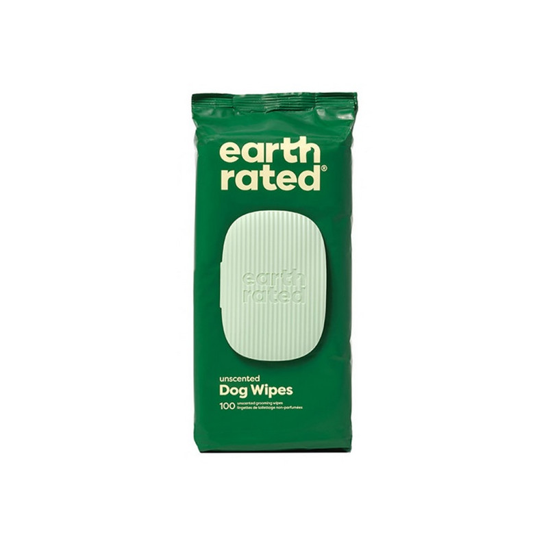 Earth Rated Chusteczki kompostowalne bezzapachowe 100szt - All4Animals