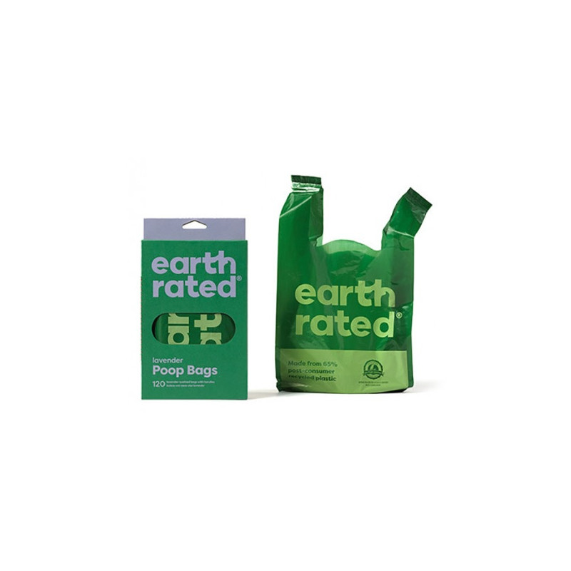 Earth Rated Reklamówki lawendowe 120szt - All4Animals
