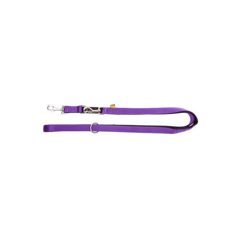 Dingo Smycz taśma Energy przedłużana 2,5cm/220cm fioletowa - All4Animals