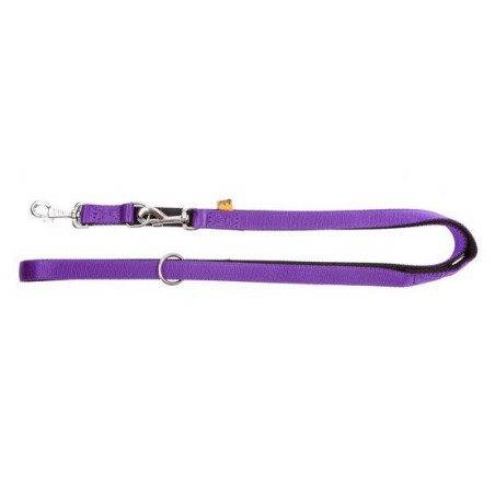 Dingo Smycz taśma Energy przedłużana 2,5cm/220cm fioletowa - All4Animals