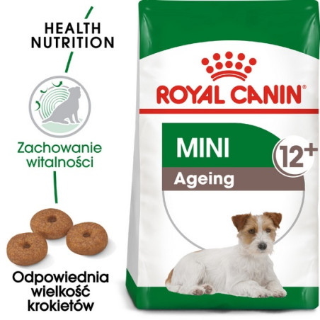 Royal Canin Mini Ageing 12+ karma sucha dla psów dojrzałych po 12 roku życia, ras małych 800g - All4Animals