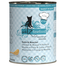 Catz Finefood Ragout N.613 Kurczak i Omułek puszka 380g - All4Animals