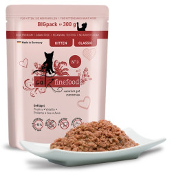 Catz Finefood Classic Kitten N.03 Drób saszetka 300g - All4Animals