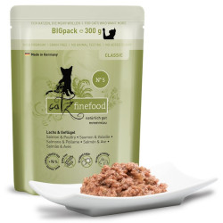 Catz Finefood Classic N.05 Łosoś i drób saszetka 300g - All4Animals