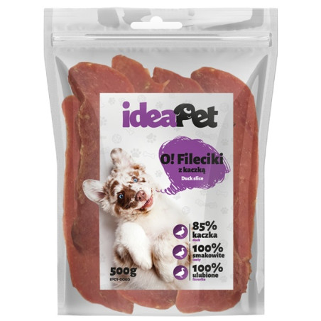 IdeaPet Fileciki z kaczką 500g - All4Animals