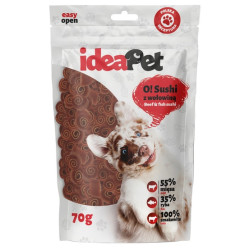 IdeaPet O! Sushi z wołowiną 70g - All4Animals