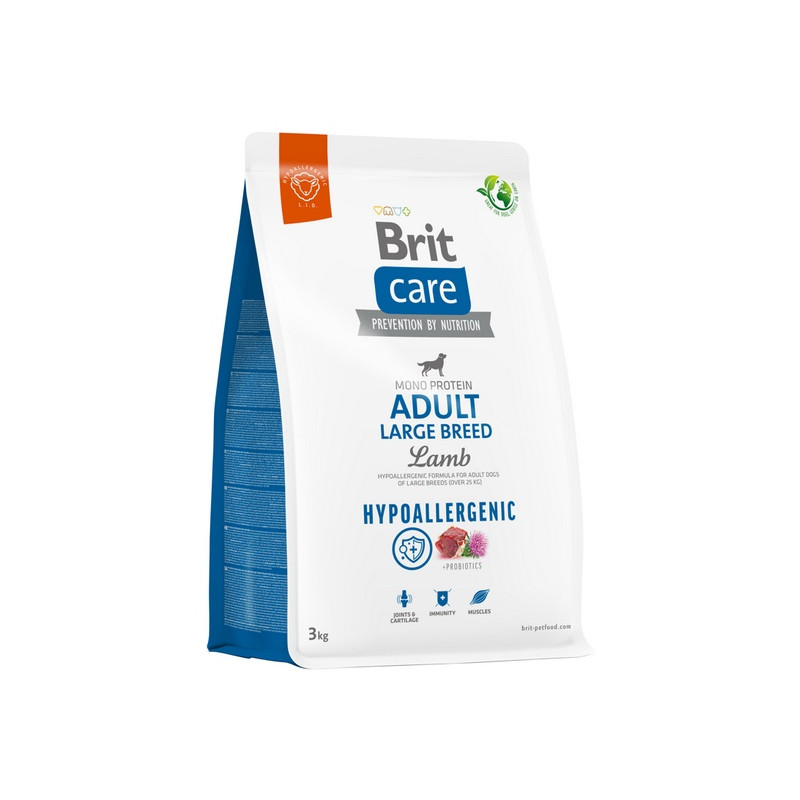 Brit Care Hypoallergenic Adult Large Lamb 3kg - All4Animals