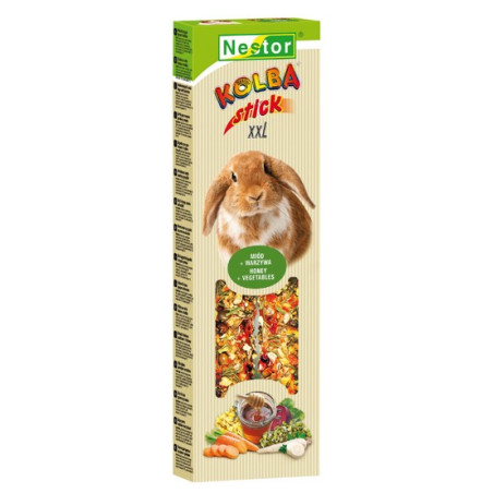 Nestor Kolba XXL Gryzoń duży - miód i warzywa 2szt - All4Animals