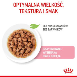 Royal Canin Kitten Sterilised karma mokra w sosie dla kociąt od 6 do 12 miesiąca życia, sterylizowanych saszetka 85g - All4Anima