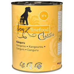 Dogz Finefood Classic N.06 Kangur puszka 400g - All4Animals