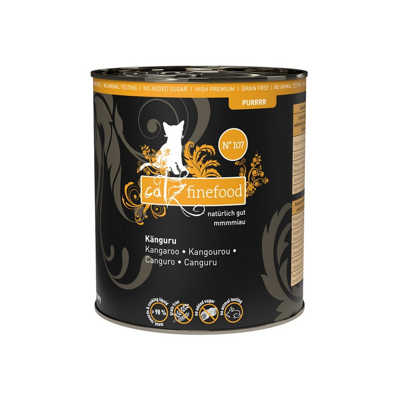 Catz Finefood Purrrr N.107 Kangur puszka 800g - All4Animals