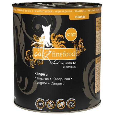 Catz Finefood Purrrr N.107 Kangur puszka 800g - All4Animals