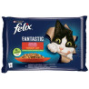 Felix Fantastic Wiejskie Smaki wołowina/kurczak w galaretce saszetki 4x85g - All4Animals