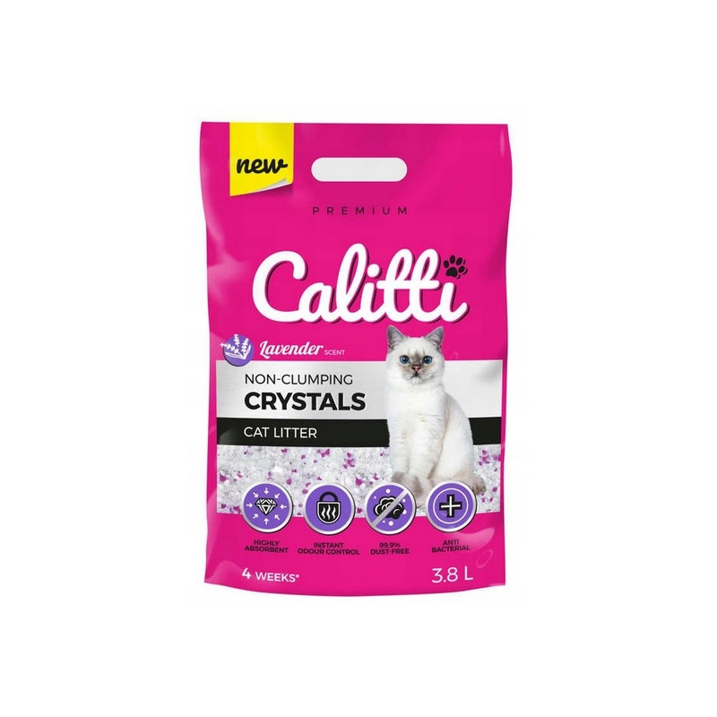 Calitti Crystals Lavender 3,8L - All4Animals Calitti Crystals Lavender 3,8L - All4Animals