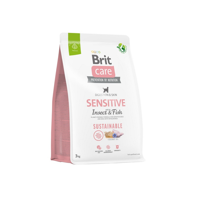 Brit Care Sustainable Sensitive Insect & Fish 3kg - All4Animals