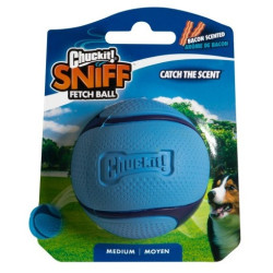 Chuckit! Sniff Fetch Ball Bacon Medium - All4Animals